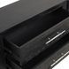 Sable Crest Black Extendable Drop Leaf Server
