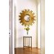 Versailles Gold Leaf Round Wall Mirror