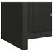 Woodridge Black 2 Drawer Nightstand with USB Charging