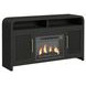 Woodridge Black Fireplace Cabinet