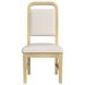 Woodridge White and Brown Upholstered Dining Side Chair Set of 2