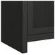 Woodridge Black 70" TV Stand with Fireplace Insert