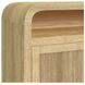 Woodridge Natural 70" TV Stand with Fireplace Insert