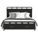 Woodridge Black King Storage Bed