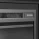 Woodridge Black 70" TV Stand with Fireplace Insert