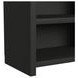 Woodridge Black Open Bookcase with 4 Shelves
