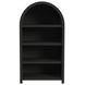 Woodridge Black Open Bookcase with 4 Shelves