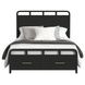 Woodridge Black Full Storage Bed