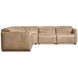 Alta Brown Leather 5 Piece Modular Power Reclining Sectional