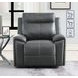 Gaston Gray Manual Glider Recliner