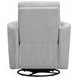 Trenton Vincent Fog Manual Swivel Glider Recliner with Pillows