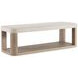 Loggia Beige Performance Fabric 58" Bed Bench with Storage