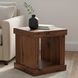 Sequoia Walnut Square End Table