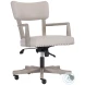 Touhy Cream And Pewter Office Arm Chair