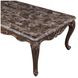 Constantine Cherry Rectangular Marble Top Cocktail Table
