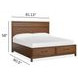 Ridgefield Russet California King Storage Panel Bed