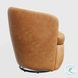 Sienna Vintage Caramel Leather Swivel Club Chair