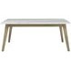 Vida Brown 72" Rectangular Dining Table