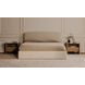 Joan Cream King Upholstered Storage Platform Bed