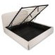 Joan Cream King Upholstered Storage Platform Bed