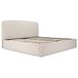 Joan Cream King Upholstered Storage Platform Bed