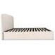 Joan Cream King Upholstered Storage Platform Bed