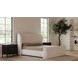 Sophia Cream Queen Upholstered Storage Platform Bed