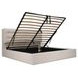 Sebastion Cream King Upholstered Storage Platform Bed