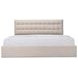 Sebastion Cream King Upholstered Storage Platform Bed