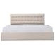 Sebastion Cream Queen Upholstered Storage Platform Bed