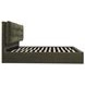 Sebastion Green Queen Upholstered Storage Platform Bed
