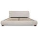 Beau Speckled Light Gray King Upholstered Storage Platform Bed