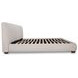 Beau Speckled Light Gray King Upholstered Storage Platform Bed