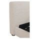 Beau Speckled Light Gray Queen Upholstered Storage Platform Bed