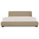 Beau Warm Beige Upholstered Storage Platform Bedroom Set