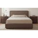 Simon Brown Queen Upholstered Storage Platform Bed