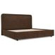 Simon Brown Queen Upholstered Storage Platform Bed