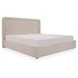 Simon Flecked Beige King Upholstered Storage Platform Bed