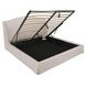Weston Cream King Upholstered Storage Platform Bed