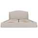 Weston Cream King Upholstered Storage Platform Bed