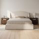Weston Cream Queen Upholstered Storage Platform Bed