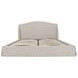 Weston Cream Queen Upholstered Storage Platform Bed