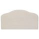 Maggie Cream Queen Upholstered Storage Platform Bed