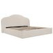 Maggie Cream Queen Upholstered Storage Platform Bed