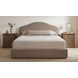 Maggie Taupe Queen Upholstered Storage Platform Bed