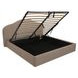 Maggie Taupe Queen Upholstered Storage Platform Bed