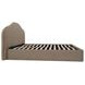 Maggie Taupe Queen Upholstered Storage Platform Bed