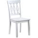 Naples White 42" Extendable Dining Table Set of 3