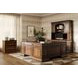 Roanoke Cherry L-Shaped Home Office Set