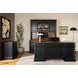 Roanoke Black L-Shaped Desk